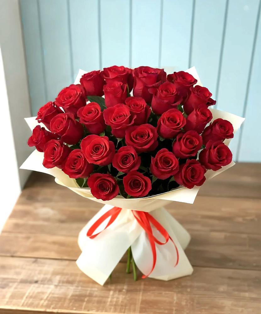 Букет 29 Красных роз в Приводино