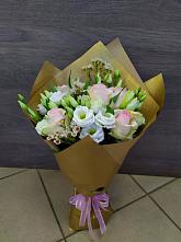Букет цветов из:  Розы и Лизиантусы #REPLACE_PRED# Приводино