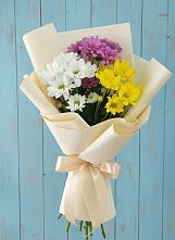 Букет цветов из:  Хризантемы в Приводино