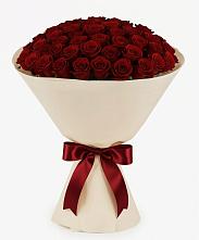 Букет 101 Бордовая роза Блэк Бакарра в Приводино