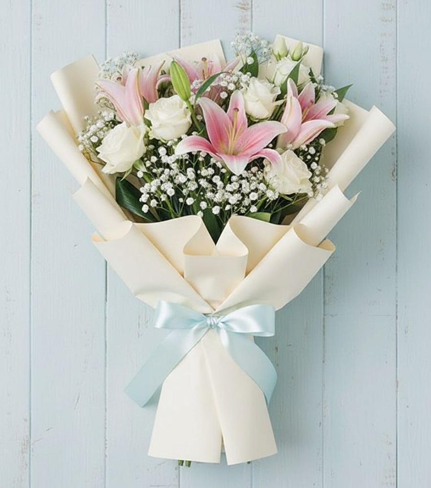 Букет цветов из: Лилии в Приводино