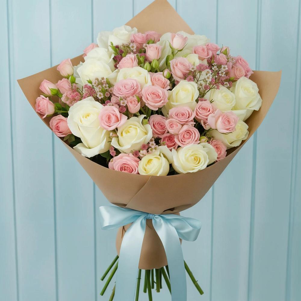 Букет цветов из: Розы в Приводино