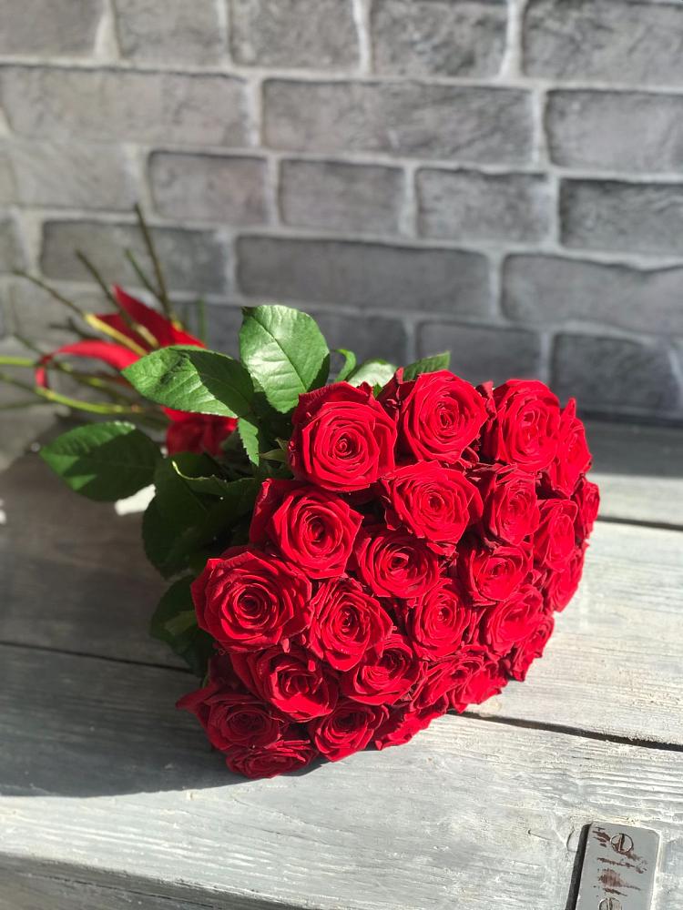 Букет Красные розы Фридом в Приводино