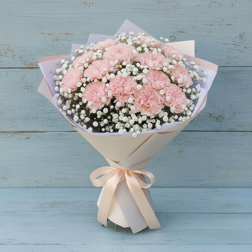 Букет цветов из: Гвоздики в Приводино