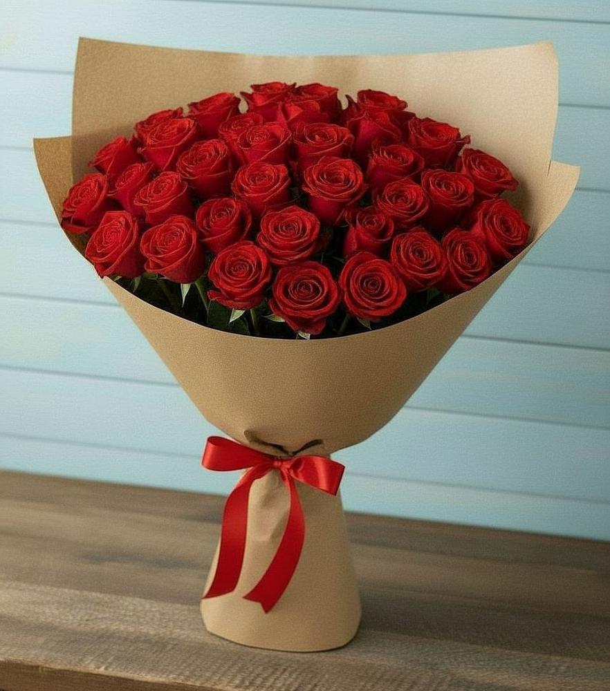 Букет Красные розы Милано в Приводино