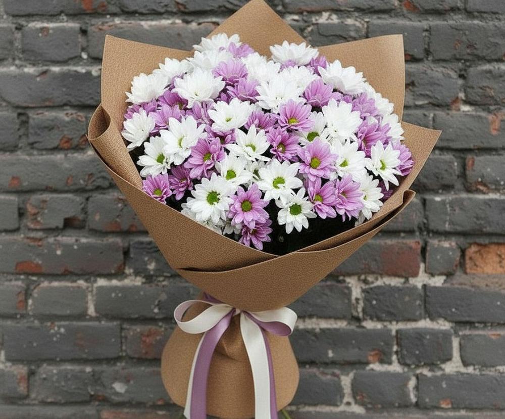 Букет цветов из: Хризантемы в Приводино
