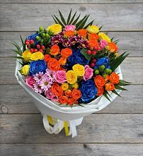 Букет цветов из:  Розы и Хризантемы в Приводино