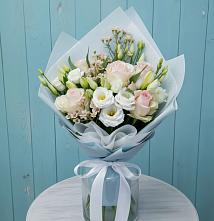 Букет цветов из:  Розы и Лизиантусы #REPLACE_PRED# Приводино