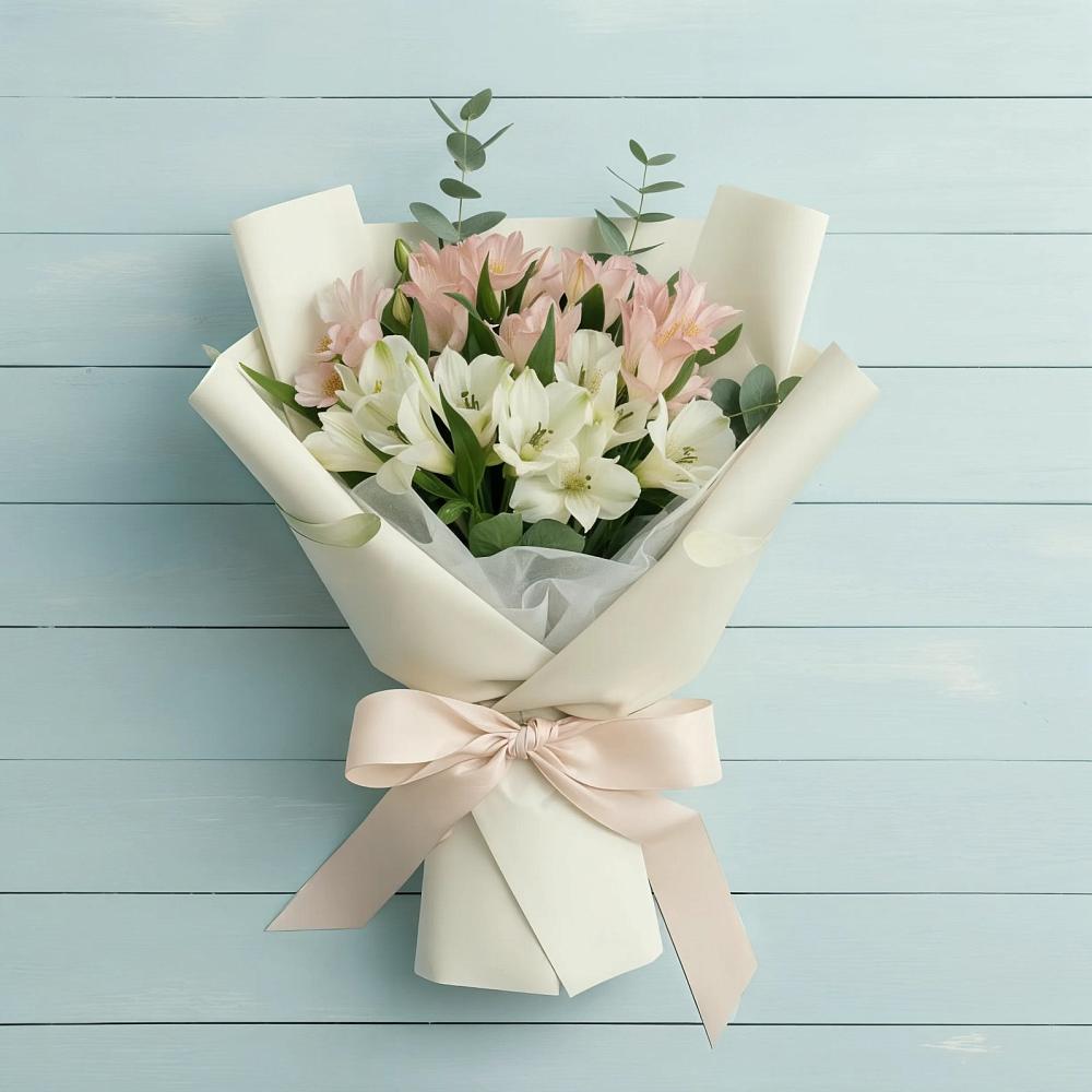 Букет цветов из: Альстромерии в Приводино