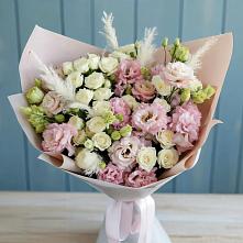 Букет цветов из:  Альстромерии и Розы в Приводино